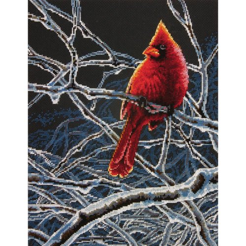 (image for) Ice Cardinal Counted Cross Stitch Kit